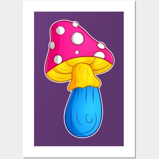 Pan Mushroom Posters and Art